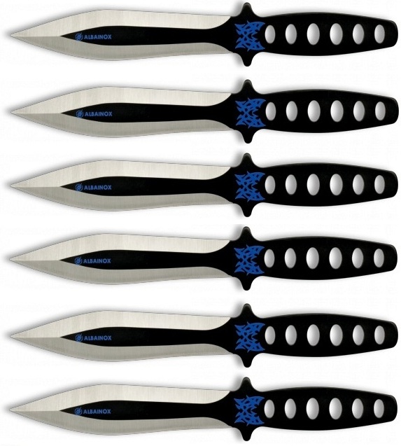 6 Couteaux couteau de lancer 15cm jet ALBAINOX